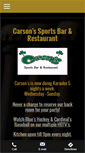 Mobile Screenshot of carsonssportsbar.com